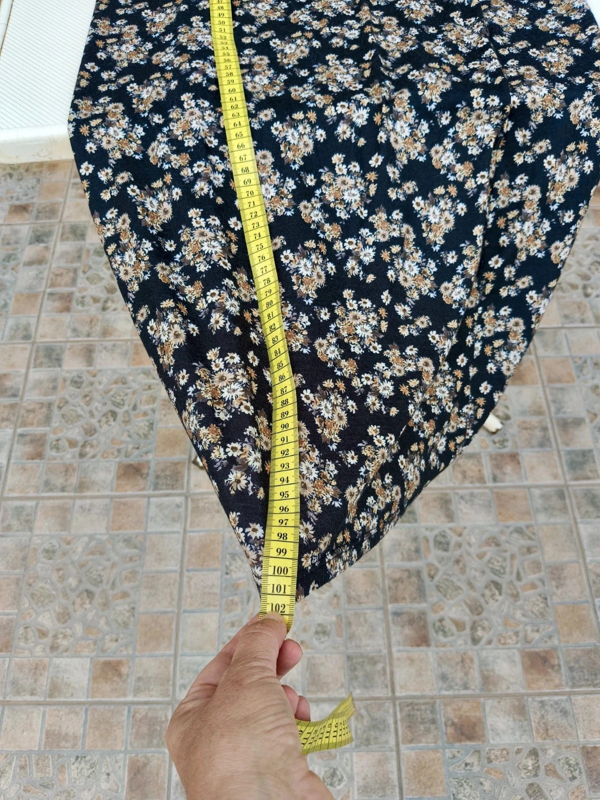 Lange bloemenrok Pull&Bear – Maat S 🌼🖤 – photo 10